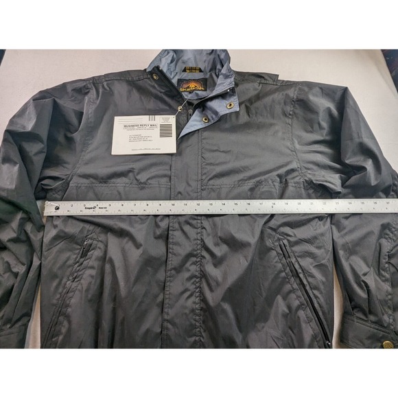 SUN MOUNTAIN Hybrid Wind Water Resistant Full-zip JACKET Size Medium BLACK New - Picture 10 of 14